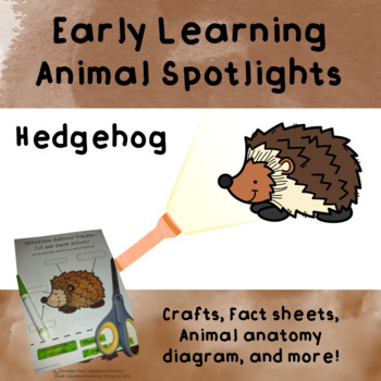 Hedgehog Lesson for Prek - Kindergarten - Homeschool science, nature study