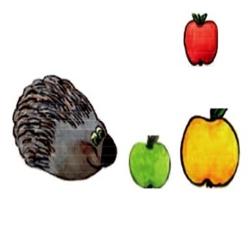 Preview of Hedgehog and Apples