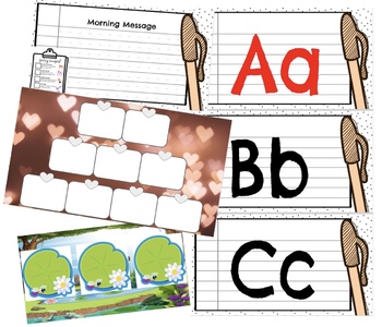 Preview of Heggerty Phonics Slides | Letter Names and Sounds | Word Mapping | Heart Words 