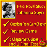 Heidi by Johanna Spyri Novel Study Unit - Chapter Question