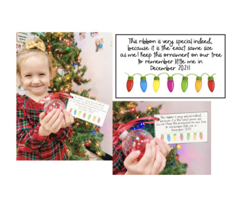 Ribbon Height Ornament Christmas Tag by Grades and Grace