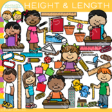 Height and Length Math Measurement Clip Art