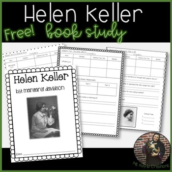 Preview of Helen Keller Book Study