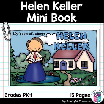Preview of Helen Keller Mini Book for Early Readers: Women's History Month