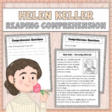 Helen Keller Reading Comprehension Passage | Women's Histo