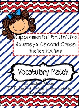 Preview of Helen Keller Vocabulary Match