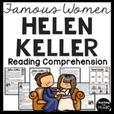 Helen Keller Biography Reading Comprehension Worksheet Doc