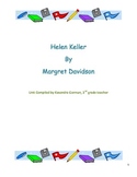 Helen Keller by Margaret Davidson 2nd Grade Novel Unit (Bo