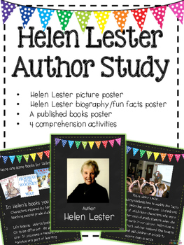Preview of Helen Lester Author Study