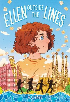 Preview of Helen Ruffin Reading Bowl 23-24 Ellen Outside the Lines by A. J. Sass Questions
