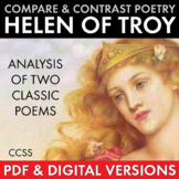 Helen of Troy Poems Compare & Contrast Poetry Analysis, PD
