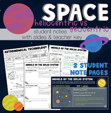 Heliocentric and Geocentric Models of the Solar System Notes