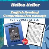 Hellen Keller - English Biography Activity Google Slides -