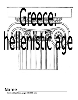 Preview of Hellenistic Greece Multiple Choice with Answer Key- 45 questions