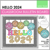 Hello 2024 New Year Bulletin Board Kit | Classroom Door Decor
