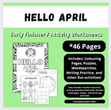 Hello April | Monthly Activity Packet [No Prep]