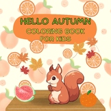 Hello Autumn Coloring Pages for Kids
