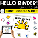 Morning Work Binder for Special Education + Google Slides™