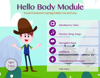 Preview of Hello Body Bundle | Mindfulness, Whole Body Listening, Self Regulation