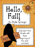 Hello, Fall! Fun Activities for First Grade