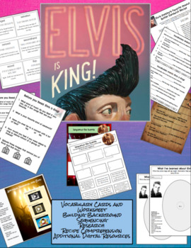 Preview of Hello, I'm Johnny Cash and Elvis is King! Book Companion Bundle