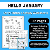 Hello January | Monthly Activity Packet [No Prep]