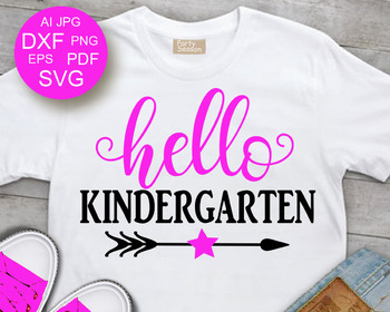 Download Hello Kindergarten Svg Files Sayings School Svg Teacher Svg By Partyseason