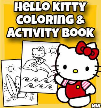 Preview of Hello Kitty Coloring & Activity Book.