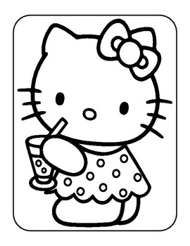 Hello Kitty Coloring Book : 80+ coloring pictures for Kids Ages 3-12 And  Adults, Hello Kitty Coloring Book, Kawaii Hello Kitty Coloring Books for