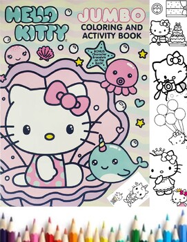 Hello Kitty Coloring Book :(Hello Kitty And Friends)+100Coloring Pages, PDF