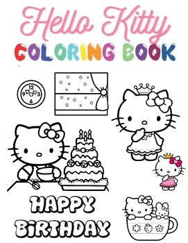 New Sanrio Hello Kitty Coloring & Activity Book