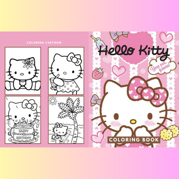 Hello Kitty Coloring Pages for Kids, Girls, Boys, Teens and Adults, PDF ...