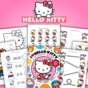 Preview of Hello Kitty Printable Activity Pack for Kids