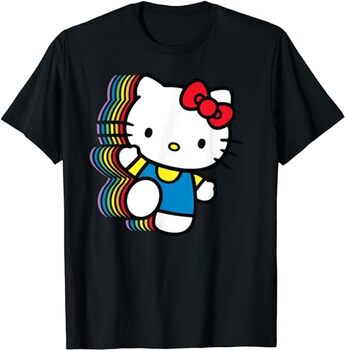 Hello Kitty Rainbow T-Shirt by SVG Digital | TPT