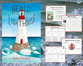 Preview of Hello Lighthouse - Book Companion - Setting, Sequencing and More!