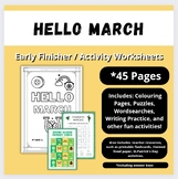 Hello March | Monthly Activity Packet [No Prep]