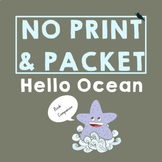 Hello Ocean Summer Speech Companion with Boom Cards™ #may2