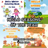 Hello Seasons of the Year Coloring Pages for Kids