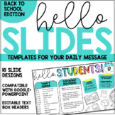 Hello Slides - Back to School Theme