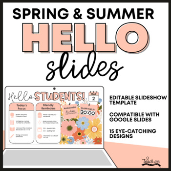 Preview of Hello Slides - Spring and Summer Theme
