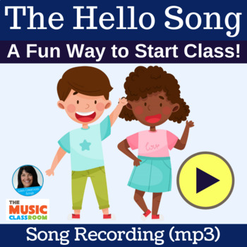 Back to School Hello Song: Everybody Say Hello Hello Song & Game - Sing  Play Create