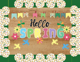 Hello Spring Bulletin board Kit | Spring March Classroom W