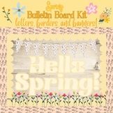 Hello Spring Groovy Yellow Bulletin Board Kit: Borders, Ba
