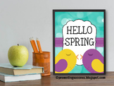 Hello Spring Classroom Decor Decoration Bulletin Boards Po