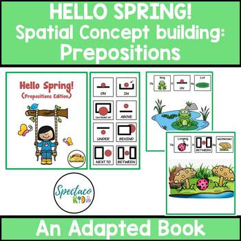 Preview of Spring prepositions spatial and positional Concepts | kindergarten homeschool