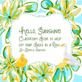 Hello Sunshine -Lilly Inspired Classroom Decor