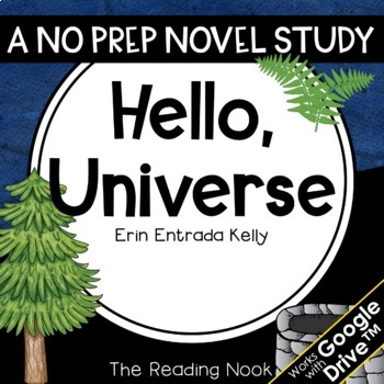 Preview of Hello, Universe Novel Study | Distance Learning | Google Classroom™