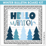 Hello Winter Wonderland Bulletin Board Letters Kit | Class