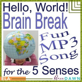 Preview of Hello, World! - Brain Break for the 5 Senses MP3 Song
