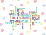 Hello in Different Languages Poster